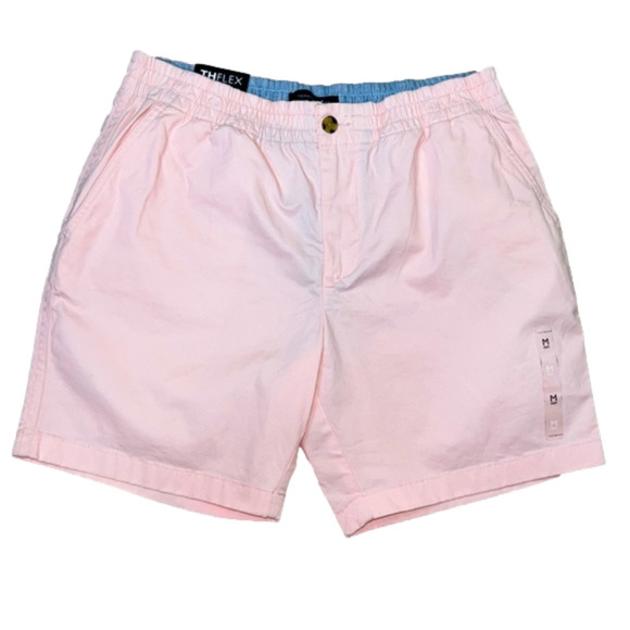 Tommy Hilfiger Other - Tommy Hilfiger Men”s THFLEX Light Pink Elastic Waist 7 Inch Shorts - Sz Med, NWT